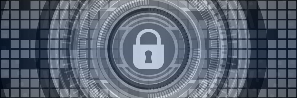 Security Lock Banner